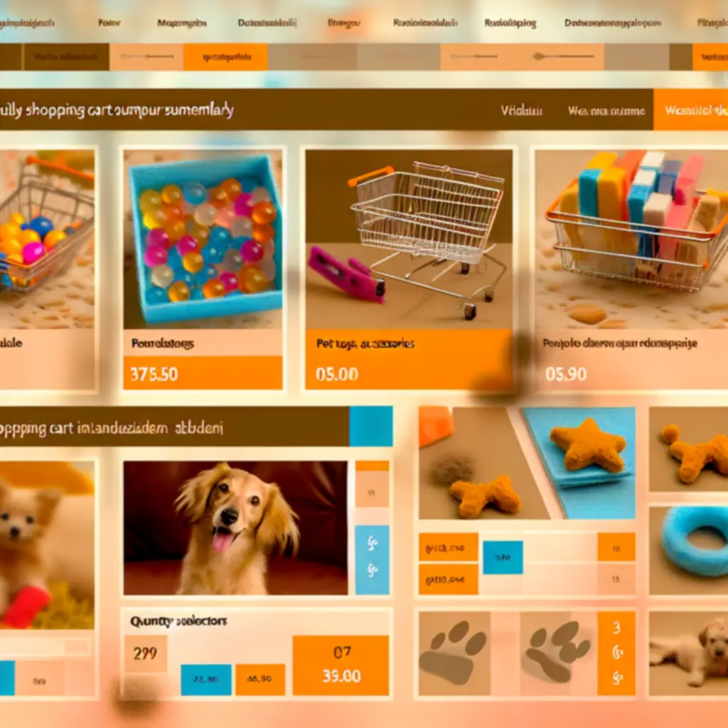 Overzicht van winkelwagenproducten met afbeeldingen, aantallen en prijzen