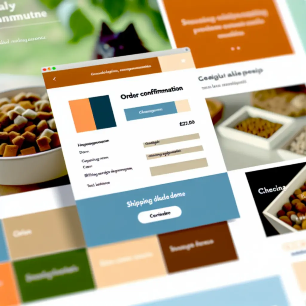 Heldere samenvatting van bestelling met producten, adres en totaalbedrag