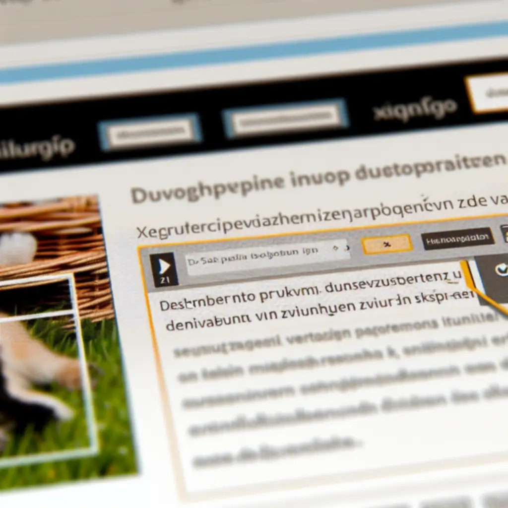 Nabije weergave van een Premium hondenvoer productdetail