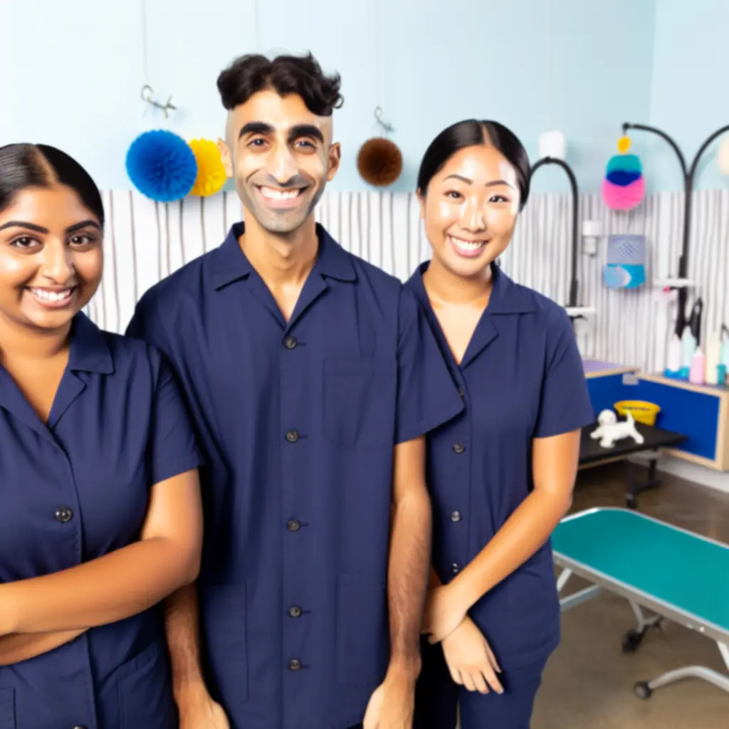 Het vriendelijke trimsalonteam van PetLurio